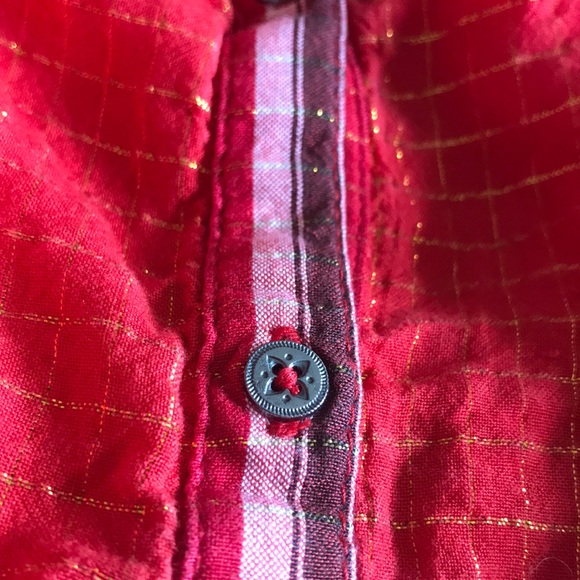 Free People Plaid Shimmer Tunic - pocketed - Picture 8 of 12